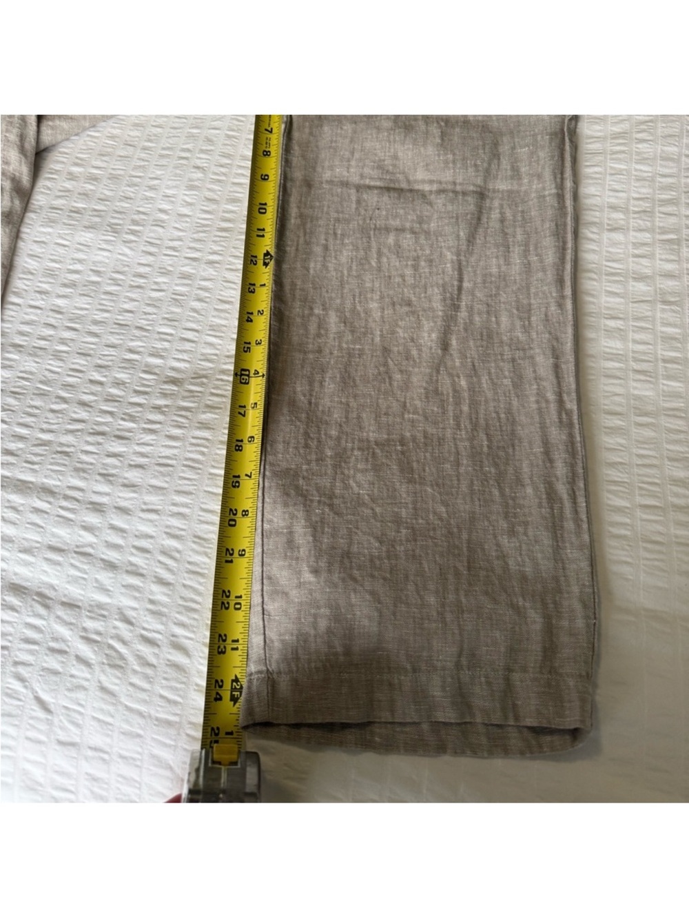 Quince Beige Linen Pants - Picture 4 of 5